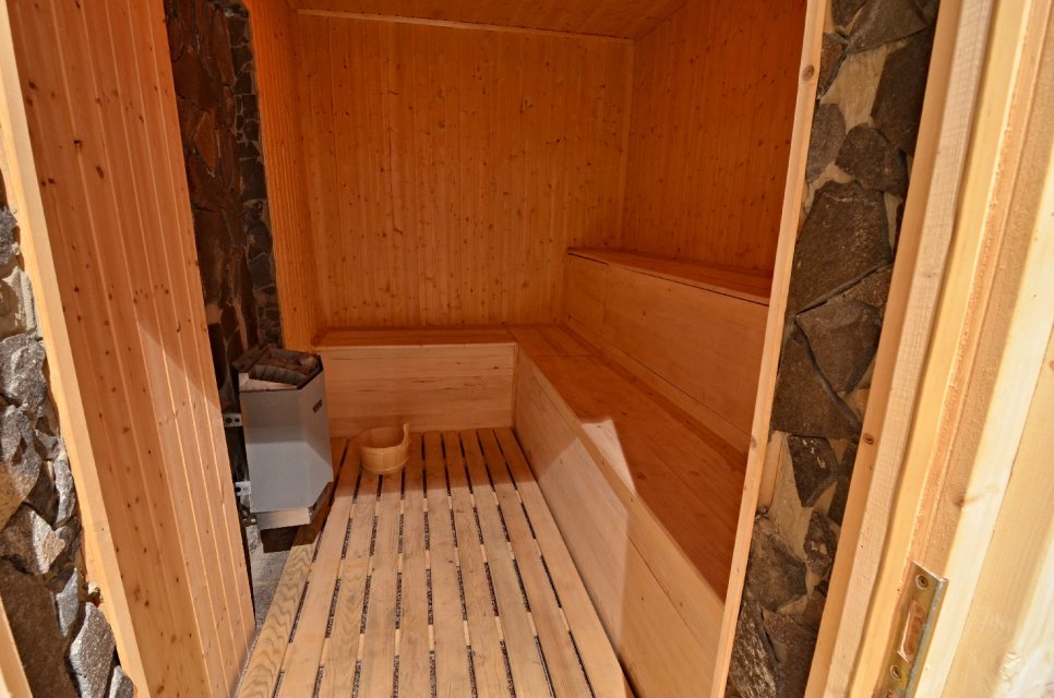 Sauna v hotelu Svatojánský zámeček