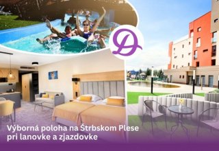 Pobyt v moderním hotelu s neomezeným vstupem do vodního parku, skipassy a lanovkami v ceně pobytu