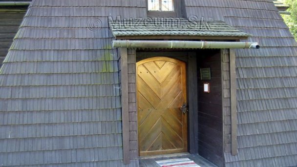 Kostel Neposkvrněného početí Panny Marie Hraničné 4 Zdroj: https://www.muzeum.sk/dreveny-kostol-hranicne.html