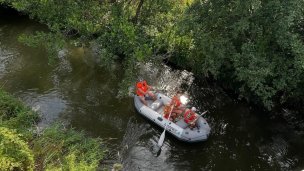 Žilinský Baťův kanál, plavby na člunech po biokoridoru při Vodním díle 3