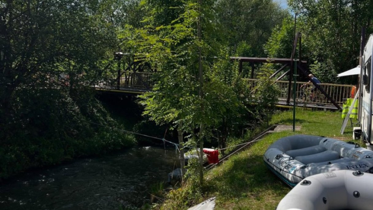 Žilinský Baťův kanál, plavby na člunech po biokoridoru při Vodním díle 2