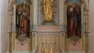 Bazilika Panny Márie na Mariánskej Hore Autor: Thaler Tamas Zdroj: https://upload.wikimedia.org/wikipedia/commons/8/84/Bazilika_na_Mari%C3%A1nskej_hore_7.jpg