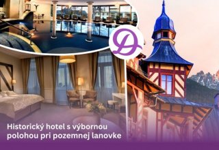 Pobyt v exkluzivním historickém hotelu s lanovkami a vodními parky v ceně