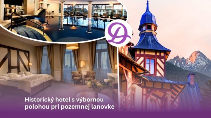 Pobyt v exkluzivním historickém hotelu s lanovkami a vodními parky v ceně