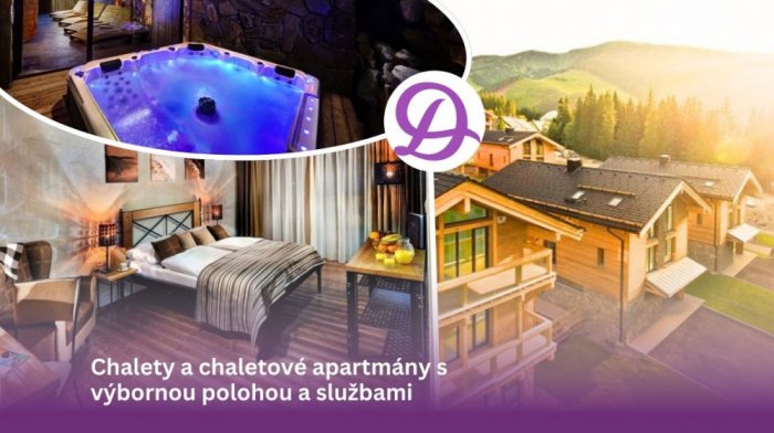 Exkluzivní Chalets De Luxe v Nízkých Tatrách s lanovkami, skipassy a vodními parky v ceně pobytu