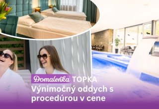 Domalenka TOPKA v Piešťanech - léto ve 4* Hotelu Park plné relaxu a pohody