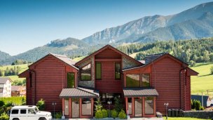 Exteriér s pohľadom na Belianské Tatry