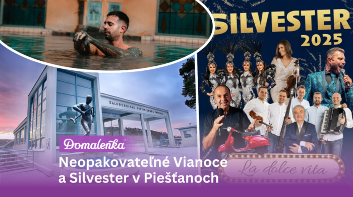 Vánoční relax a Silvestr ve stylu Felliniho sladkého života – v srdci piešťanských lázní