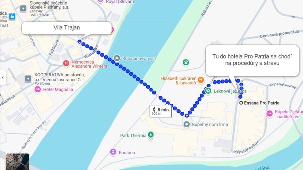 Vila Trajan Ensana Health Spa Hotel ** (strava a procedury v Hotelu Pro Patria do 600m) 5