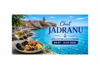 Chuť Jadranu: Zážitkový letní pobyt s plnou penzí a wellnessem