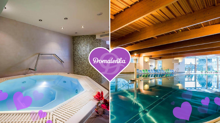 Valentýnský pobyt s romantickou večeří, aromatickou masáží a romantickým nočním koupáním