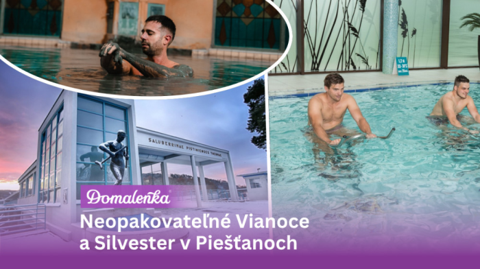 Vánoční relax a Silvestr ve stylu Felliniho sladkého života – v srdci piešťanských lázní