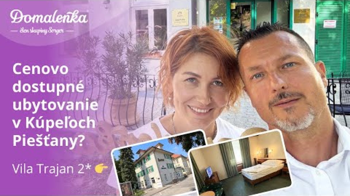 Kúpele Piešťany: Hľadáte cenovo dostupné ubytovanie? Vila Trajan 2* môže byť odpoveďou Autor: Domalenka predtým Sorger Zdroj: https://www.youtube.com/@domalenka Kúpele Piešťany: Hľadáte cenovo dostupné ubytovanie? Vila Trajan 2* môže byť odpoveďou Autor: Domalenka predtým Sorger Zdroj: https://www.youtube.com/@domalenka