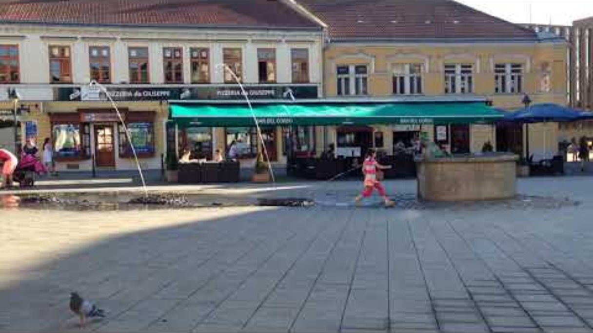 Fontaine Vodníka Valentína, Trenčín (Slovaquie) Autor: michel1066 Zdroj: https://www.youtube.com/@michel1066