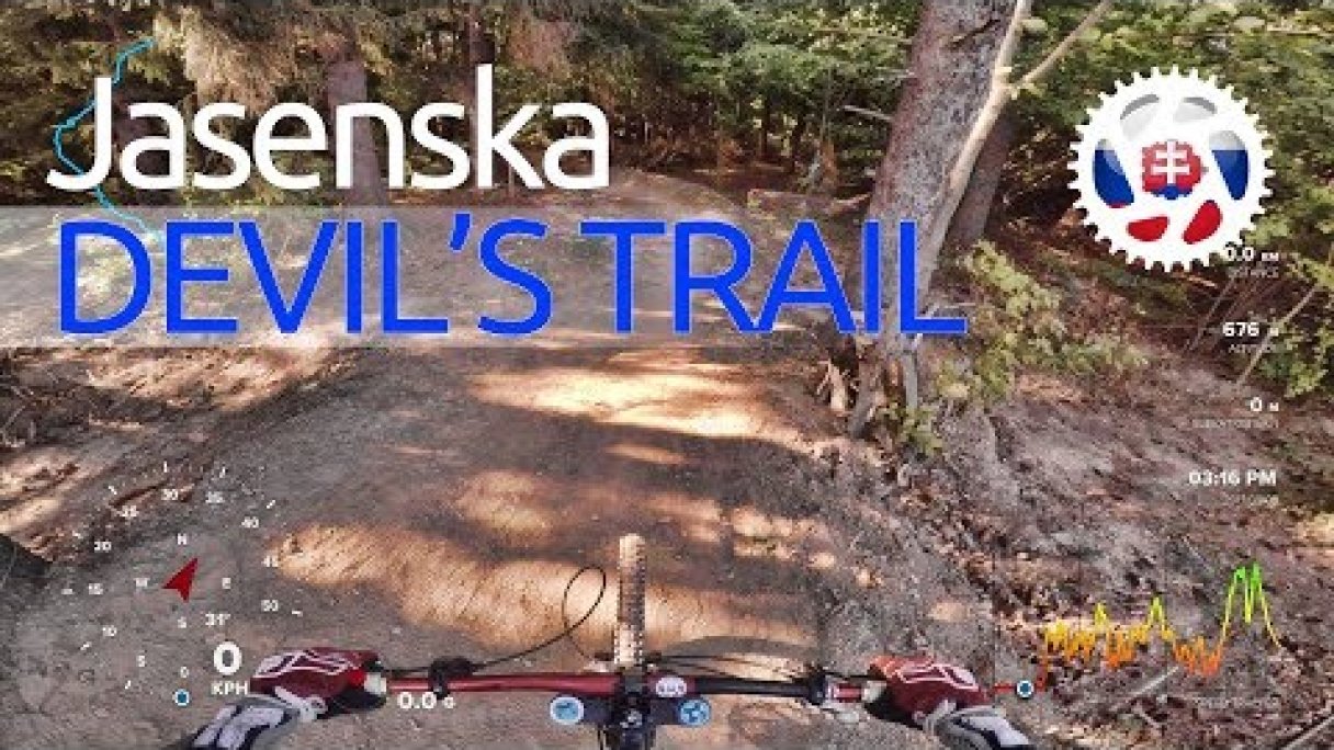 BIKEPARK Jasenska 2017 3. DEVIL'S TRAIL Prehliadka trate /s komentárom @slovakbikeparks Autor: SlovakBikeparks Zdroj: https://www.youtube.com/@slovakbikeparks BIKEPARK Jasenska 2017 3. DEVIL'S TRAIL Prehliadka trate /s komentárom @slovakbikeparks Autor: SlovakBikeparks Zdroj: https://www.youtube.com/@slovakbikeparks