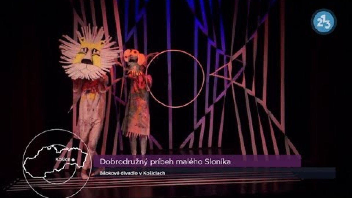 Dobrodružný príbeh malého Sloníka - Bábkové divadlo v Košiciach - reportáž Autor: Moja Kultúra Zdroj: https://www.youtube.com/@MojaKultura