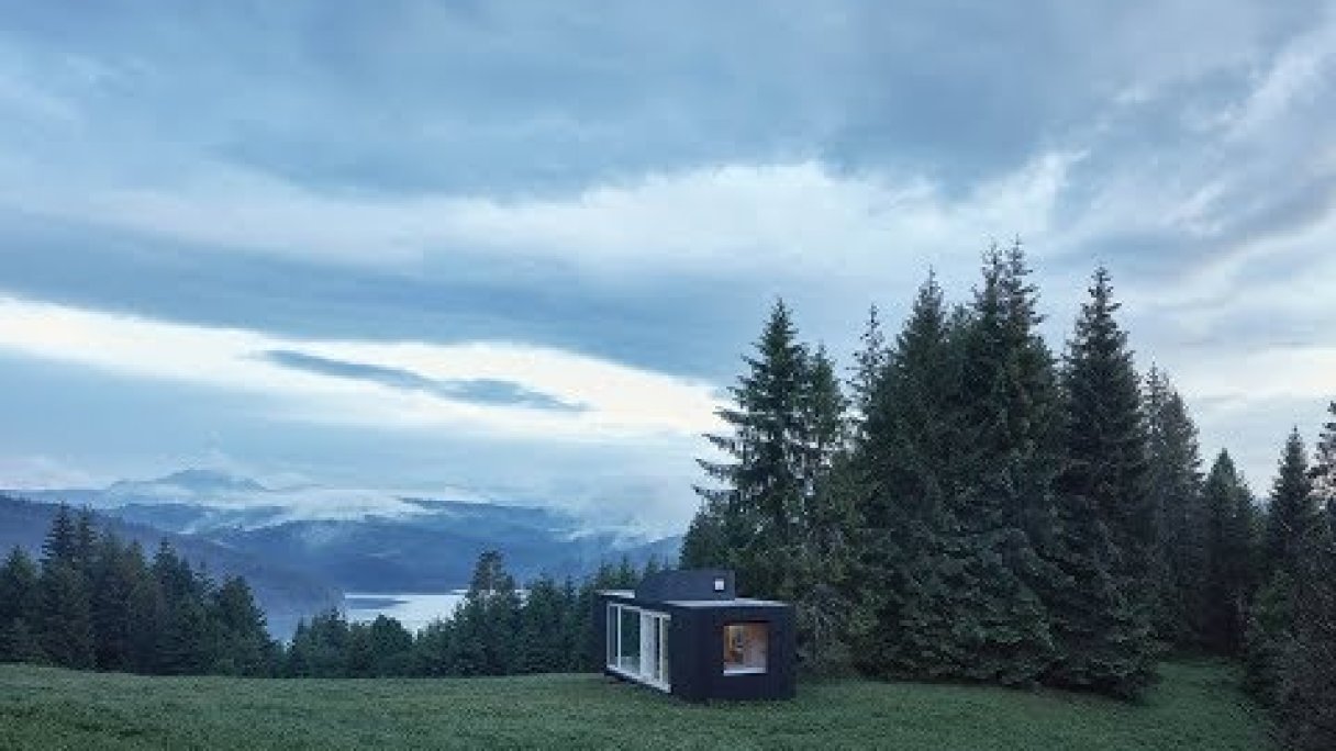 Ark-shelter - prístrešok v prírode Kysúc Autor: ARCHINFO Zdroj: https://www.youtube.com/@archinfo9240