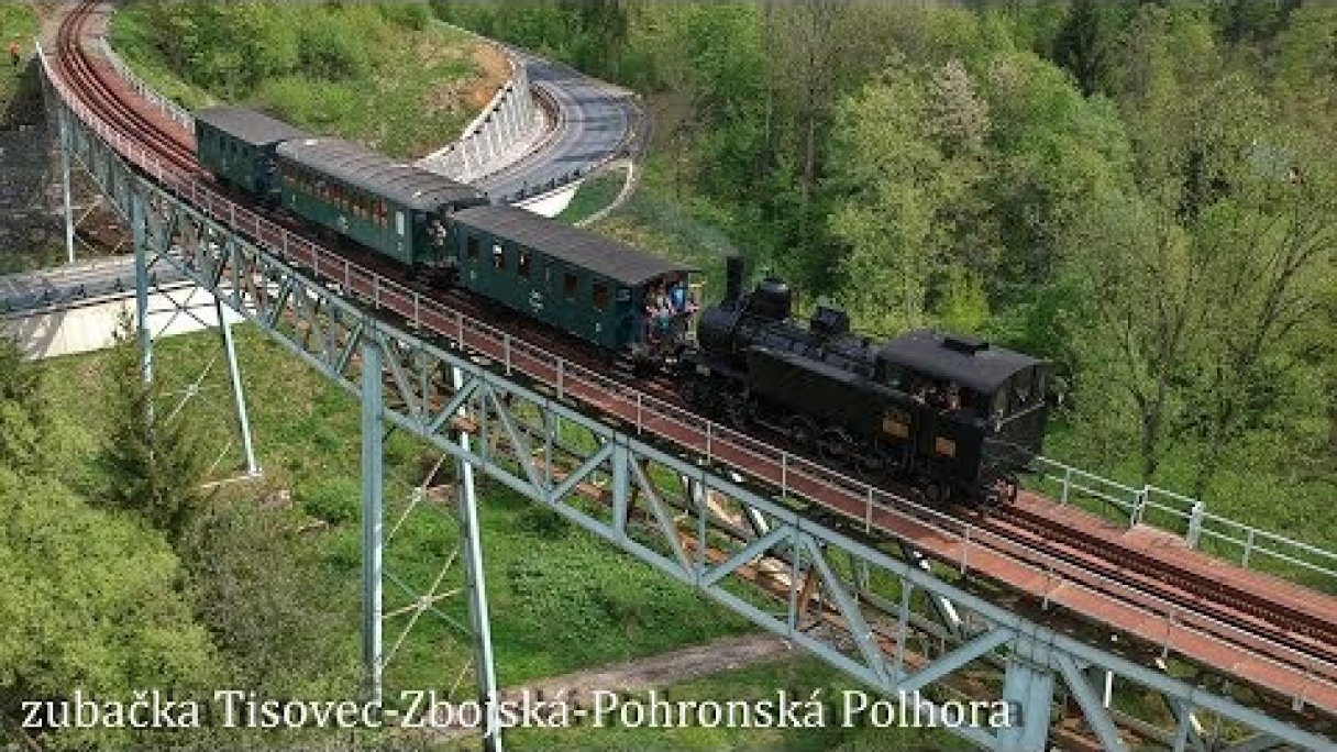 Zubačka Tisovec - Zbojská - Pohronská Polhora 30.04.2018 Autor: Emil Siska Zdroj: https://www.youtube.com/@EmilSiska Zubačka Tisovec - Zbojská - Pohronská Polhora 30.04.2018 Autor: Emil Siska Zdroj: https://www.youtube.com/@EmilSiska