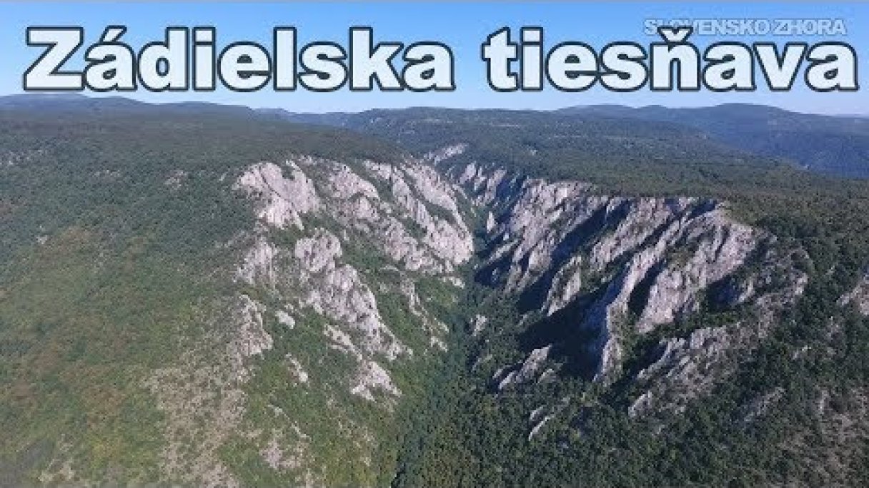 Zádielska tiesňava Autor: SLOVENSKO ZHORA Zdroj: https://www.youtube.com/@SLOVENSKO-ZHORA