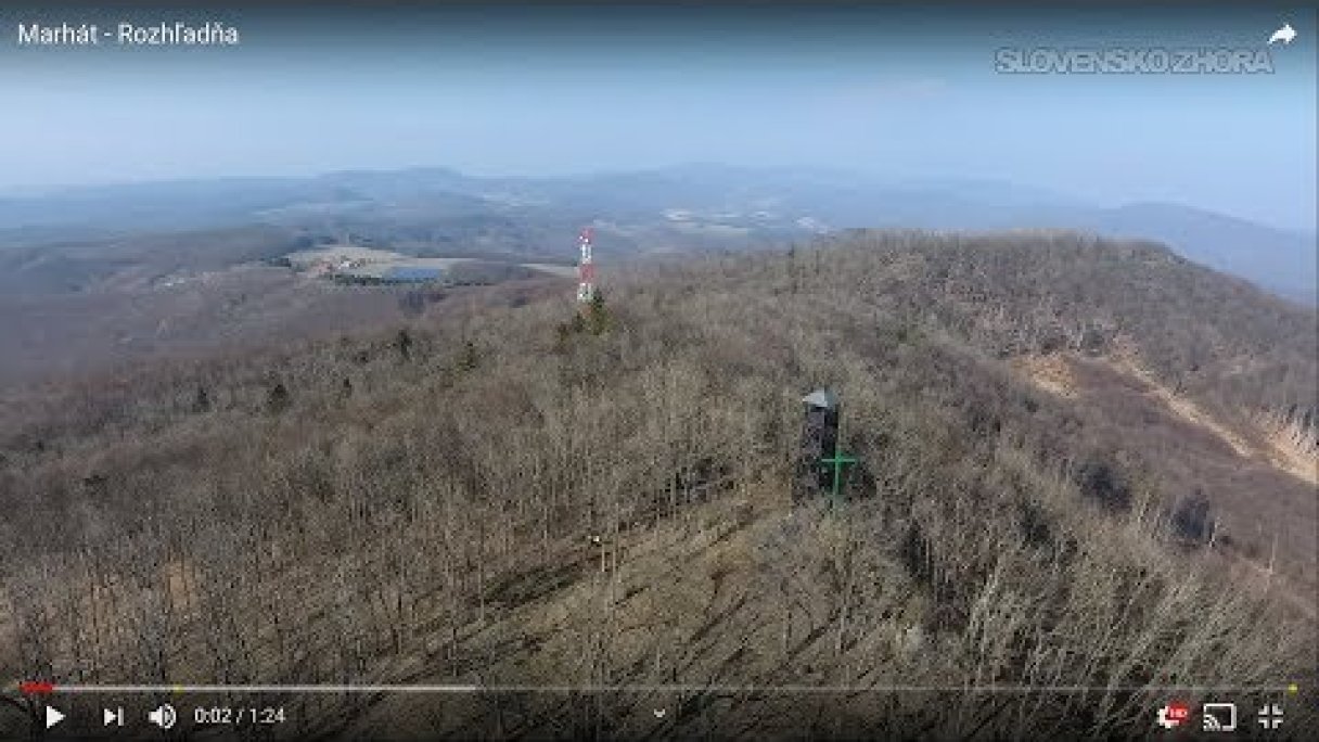 Marhát - Rozhľadňa Autor: SLOVENSKO ZHORA Zdroj: https://www.youtube.com/@SLOVENSKO-ZHORA Marhát - Rozhľadňa Autor: SLOVENSKO ZHORA Zdroj: https://www.youtube.com/@SLOVENSKO-ZHORA