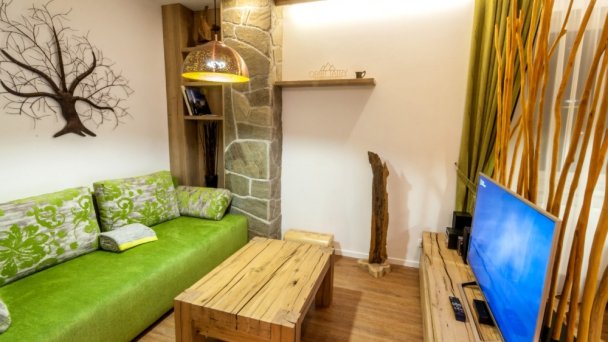 Obývacia časť  - Apartmán Deluxe