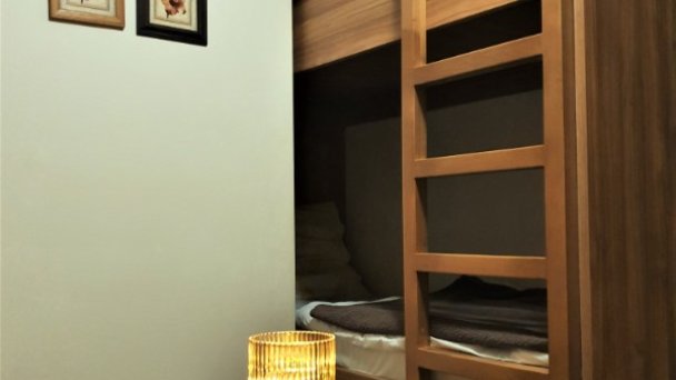 Dvojlôžková izba s poschodovou posteľou