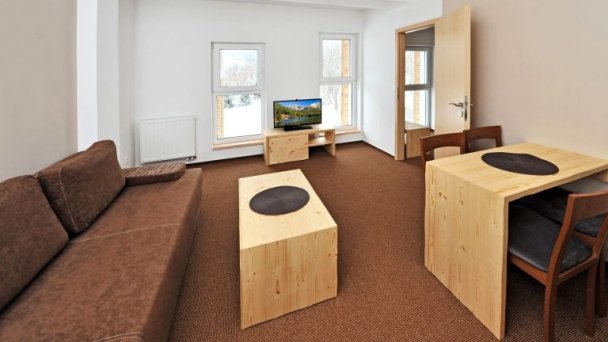 Jednspálňový apartmán - obývačka
