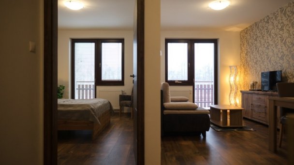 Pohľad na apartmán Pohľad na apartmán