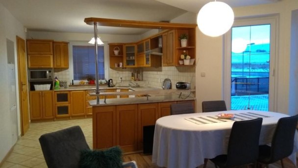 Kuchyňa apartmán na prízemí