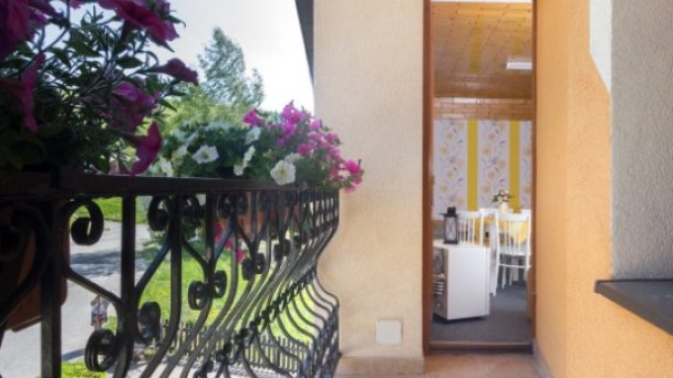 Balkón štvorlôžková izba Privát Otília Balkón štvorlôžková izba Privát Otília