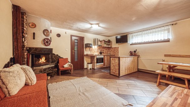 Spoločenské priestory apartmánová časť Spoločenské priestory apartmánová časť