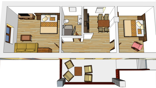 Apartmány BEST I a BEST II Bešeňová 33