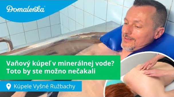 Procedúry v Kúpeľoch Vyšné Ružbachy: Vaňový kúpeľ v minerálnej vode?Toto by ste možno nečakali Autor: Domalenka predtým Sorger Zdroj: https://www.youtube.com/@domalenka Procedúry v Kúpeľoch Vyšné Ružbachy: Vaňový kúpeľ v minerálnej vode?Toto by ste možno nečakali Autor: Domalenka predtým Sorger Zdroj: https://www.youtube.com/@domalenka