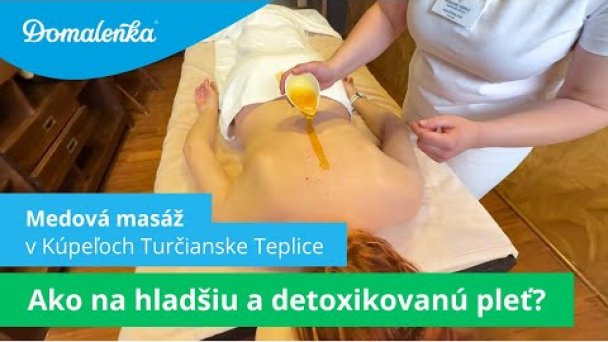 Procedúry v Kúpeľoch Turčianske Teplice: Medová masáž Autor: Domalenka predtým Sorger Zdroj: https://www.youtube.com/@domalenka Procedúry v Kúpeľoch Turčianske Teplice: Medová masáž Autor: Domalenka predtým Sorger Zdroj: https://www.youtube.com/@domalenka