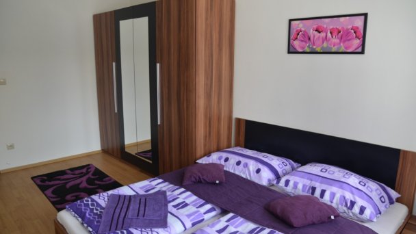 apartmán spálňa
