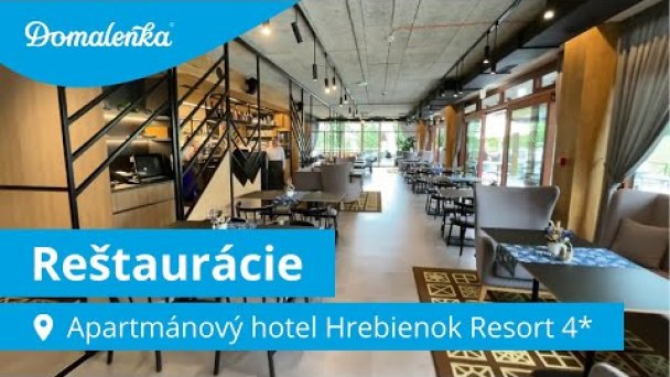 Apartmánový hotel Hrebienok Resort 4*: Reštaurácie Autor: Domalenka predtým Sorger Zdroj: https://www.youtube.com/@domalenka