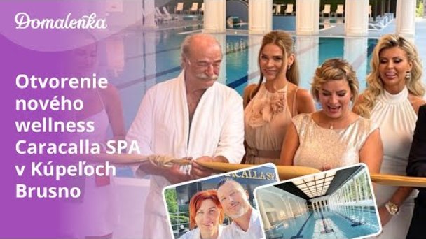 Kúpele Brusno otvorenie nového wellness Caracalla SPA 22092023 Autor: Domalenka predtým Sorger Zdroj: https://www.youtube.com/@domalenka