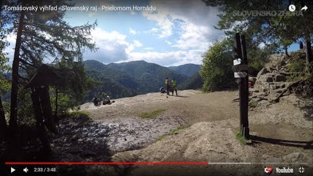 Tomášovský výhľad - Slovenský raj - Prielomom Hornádu Autor: SLOVENSKO ZHORA Zdroj: https://www.youtube.com/@SLOVENSKO-ZHORA