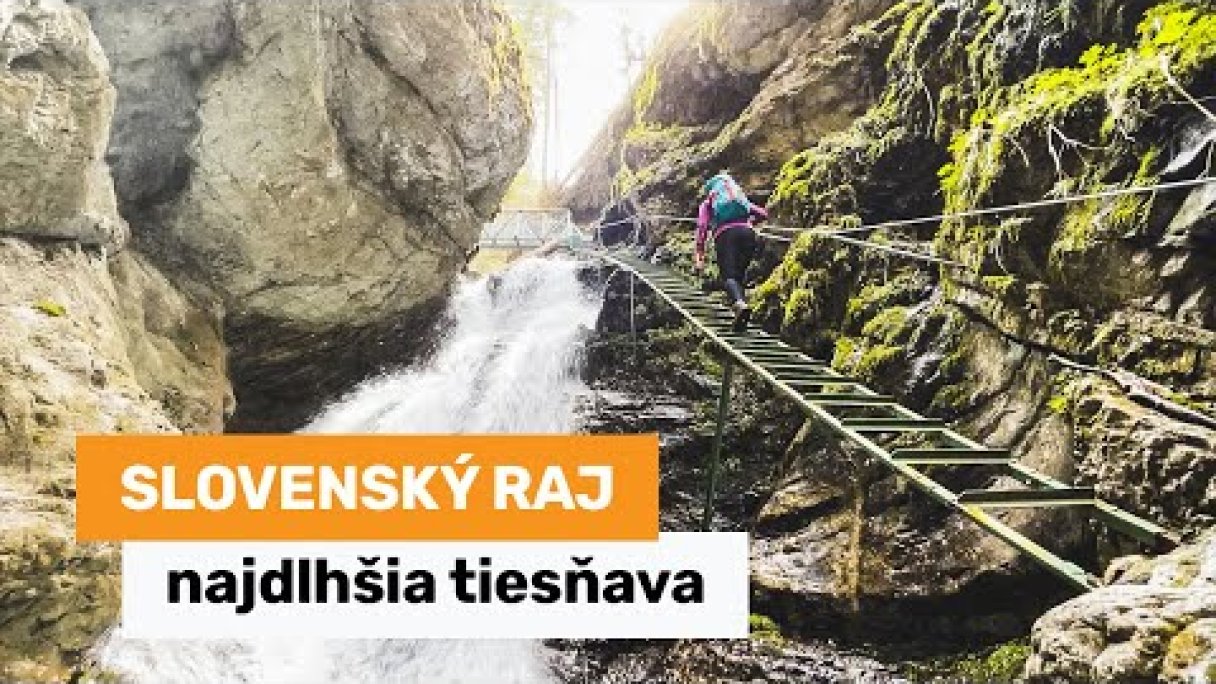 Slovenský raj - najdlhšia tiesňava na Slovensku - Veľký Sokol Autor: MTHIKER_SK Zdroj: https://www.youtube.com/@MTHIKERSK Slovenský raj - najdlhšia tiesňava na Slovensku - Veľký Sokol Autor: MTHIKER_SK Zdroj: https://www.youtube.com/@MTHIKERSK