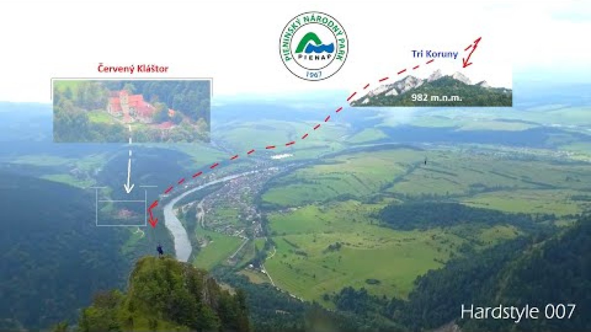 Pieniny - Tri Koruny / Trzy Korony (982 m.n.m.) Autor: Long Hiking H 007 Zdroj: https://www.youtube.com/@longhikingh0073