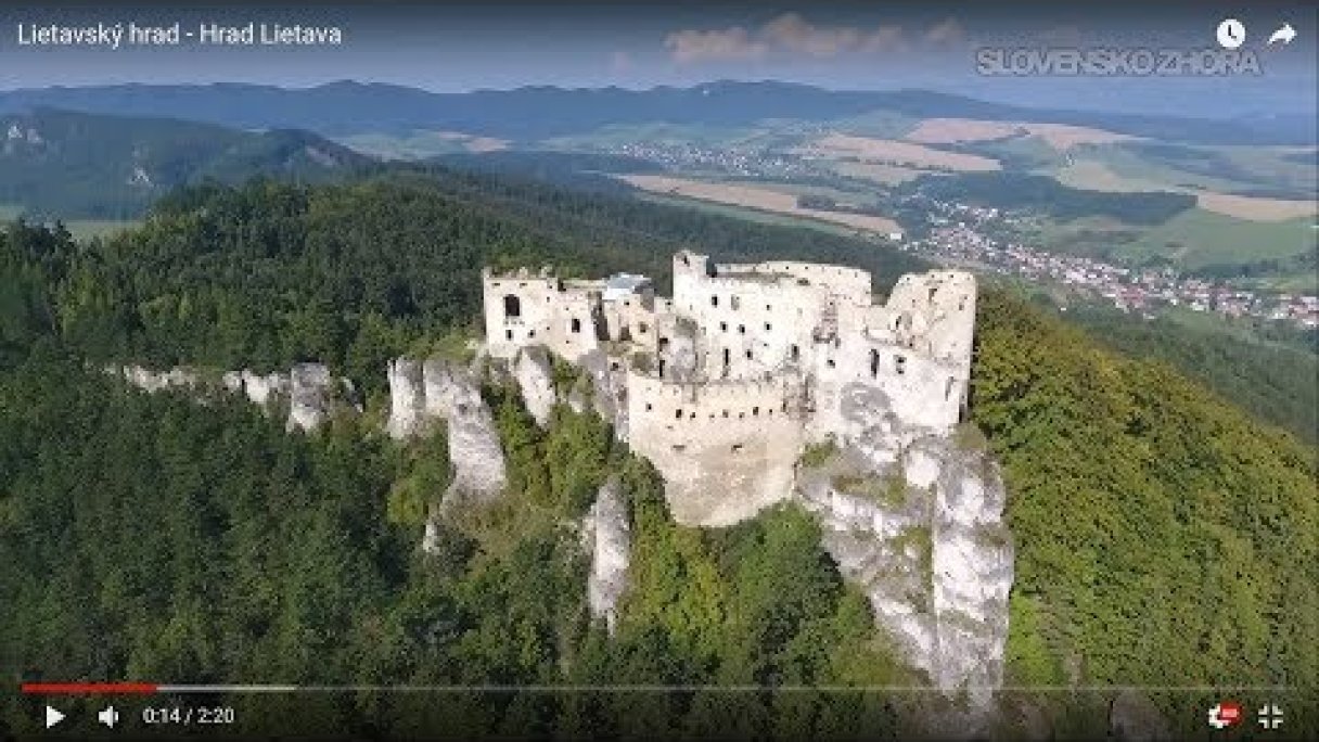Lietavský hrad - Hrad Lietava Autor: SLOVENSKO ZHORA Zdroj: https://www.youtube.com/@SLOVENSKO-ZHORA