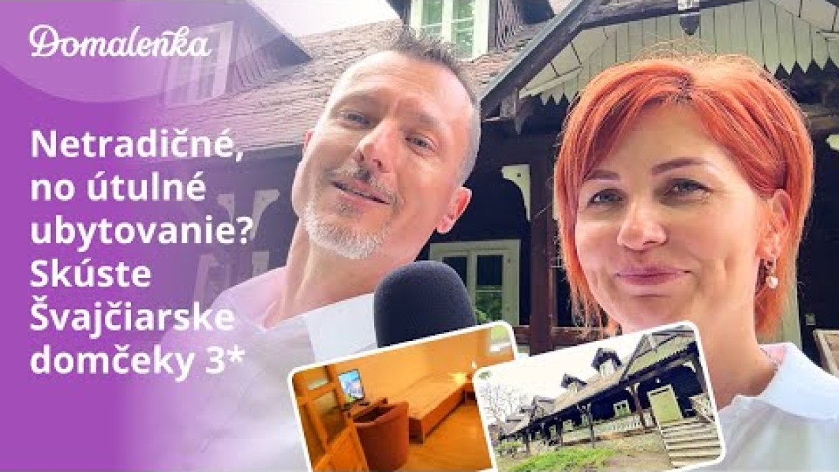 Kúpele Vyšné Ružbachy: Hľadáte netradičné, no útulné ubytovanie? Skúste Švajčiarske domčeky 3* Autor: Domalenka predtým Sorger Zdroj: https://www.youtube.com/@domalenka