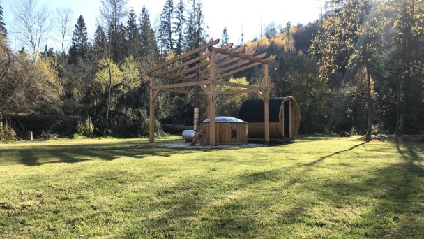 Kanadský zrub s privátnym wellness Oravský Biely Potok 34