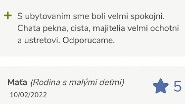 Chata Danka Krušetnica 28
