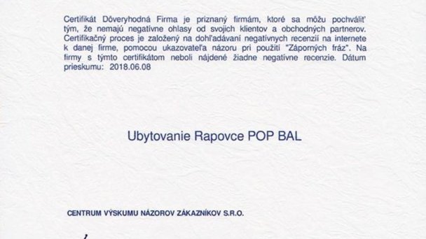 Ubytovanie POP BAL Rapovce 34