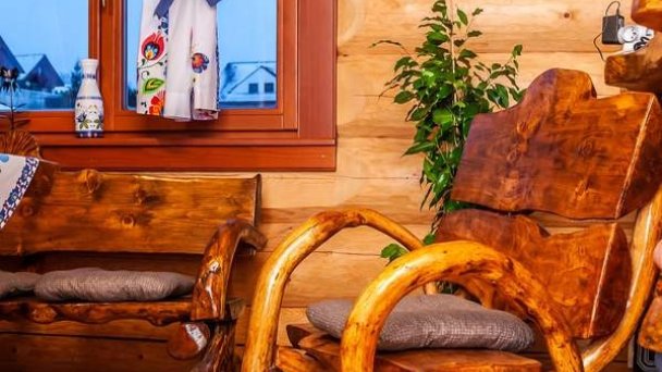Zrubové chaty na brehu Liptovskej Mary Bobrovník 19