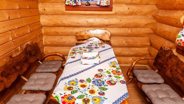 Zrubové chaty na brehu Liptovskej Mary Bobrovník 17