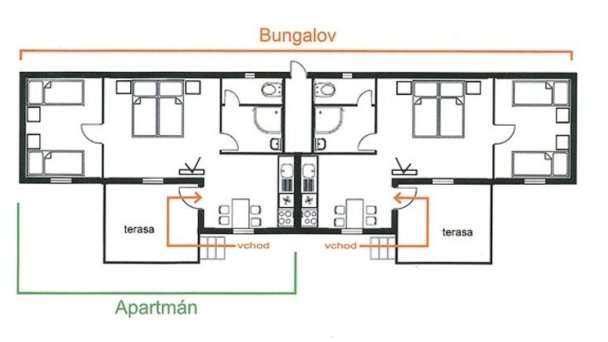 Bungalovy pri mlyne Radava 9