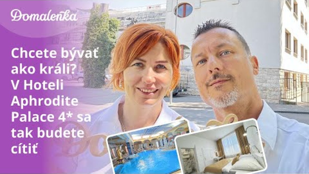 Kúpele Rajecké Teplice: Chcete bývať ako králi? V Hoteli Aphrodite Palace 4* sa tak budete cítiť Autor: Domalenka predtým Sorger Zdroj: https://www.youtube.com/@domalenka