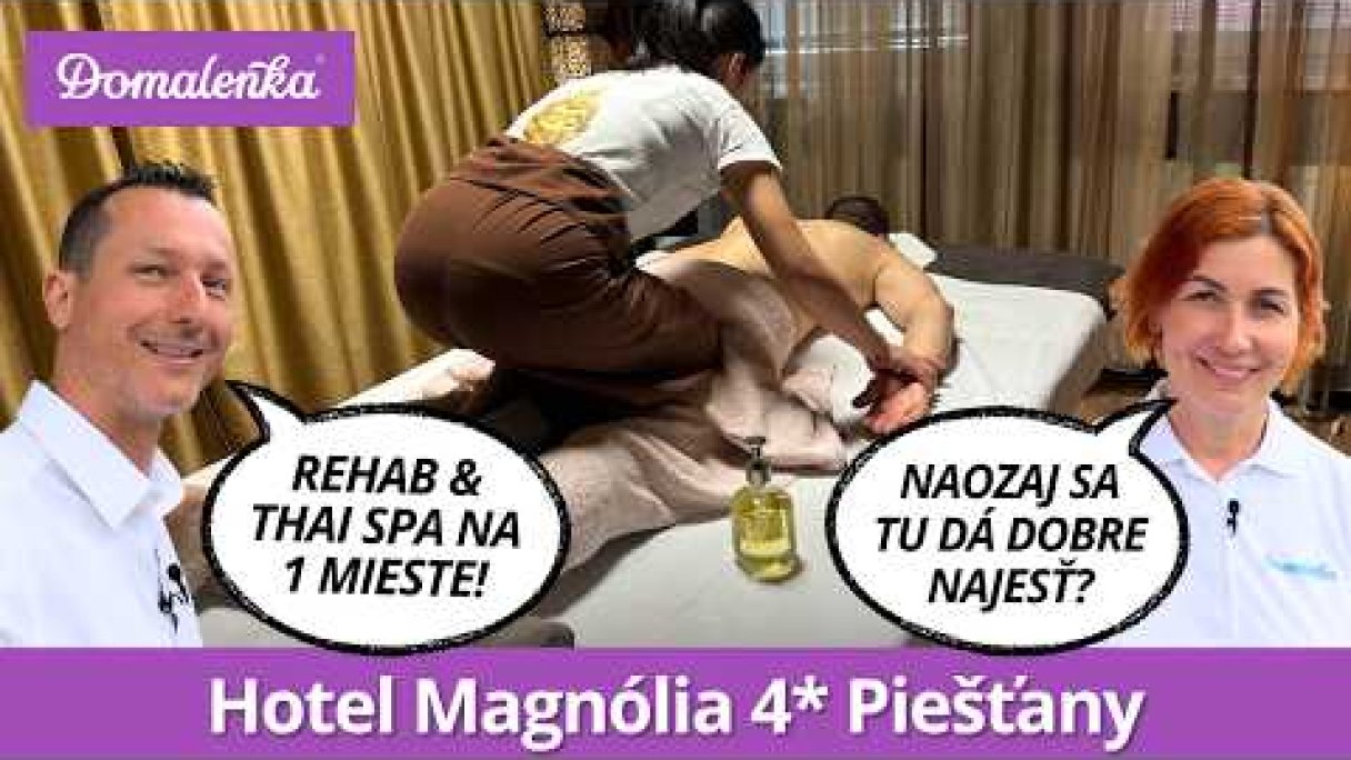 Dovolenka v prírode, a zároveň v meste? Tie výhľady nás dostali! Hotel Magnólia 4* Piešťany Autor: Domalenka predtým Sorger Zdroj: https://www.youtube.com/@domalenka
